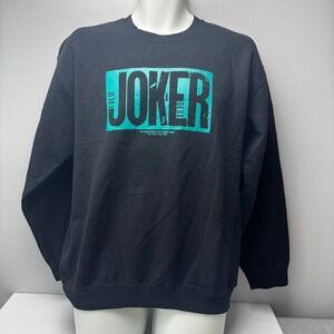 Joker Folie A Deux Sweatshirt Black Crewneck DC Comics Movie Promo 2024